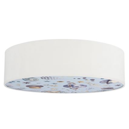 Plafoniera per bambini KIDDY 2xE27/40W/230V bianco/blu