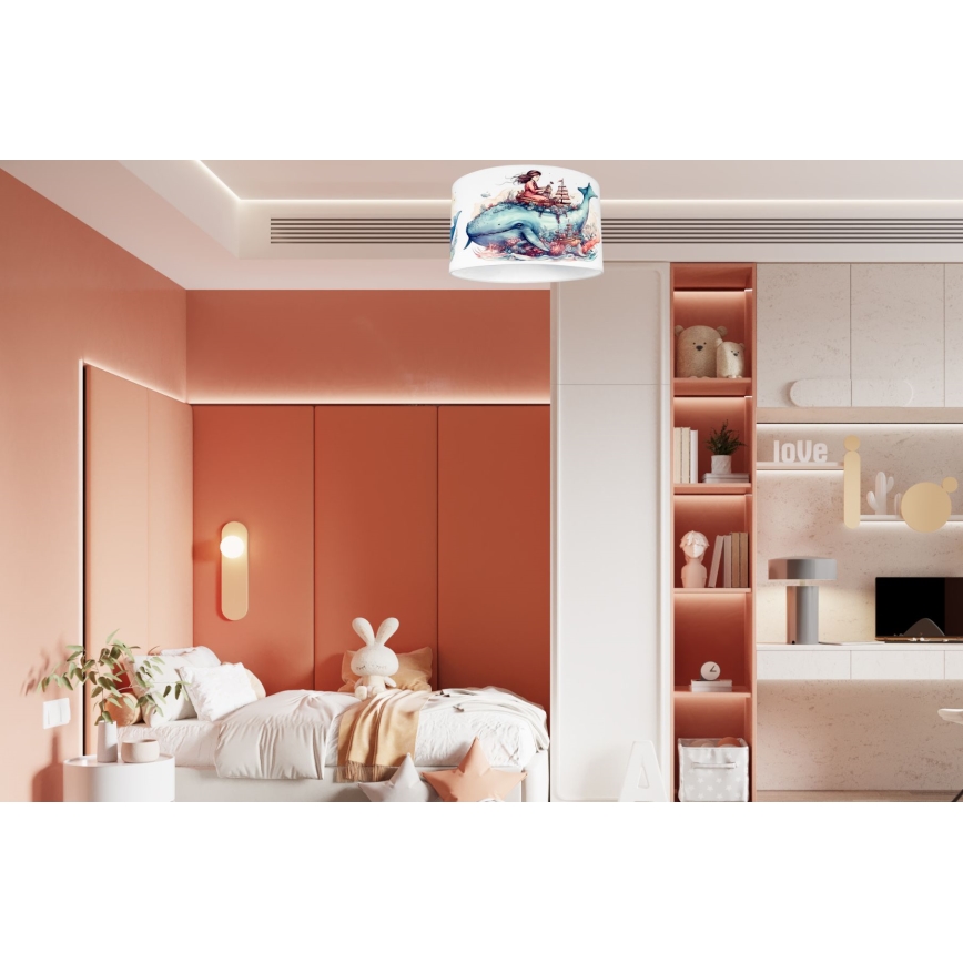Plafoniera per bambini OCEAN 1xE27/60W/230V