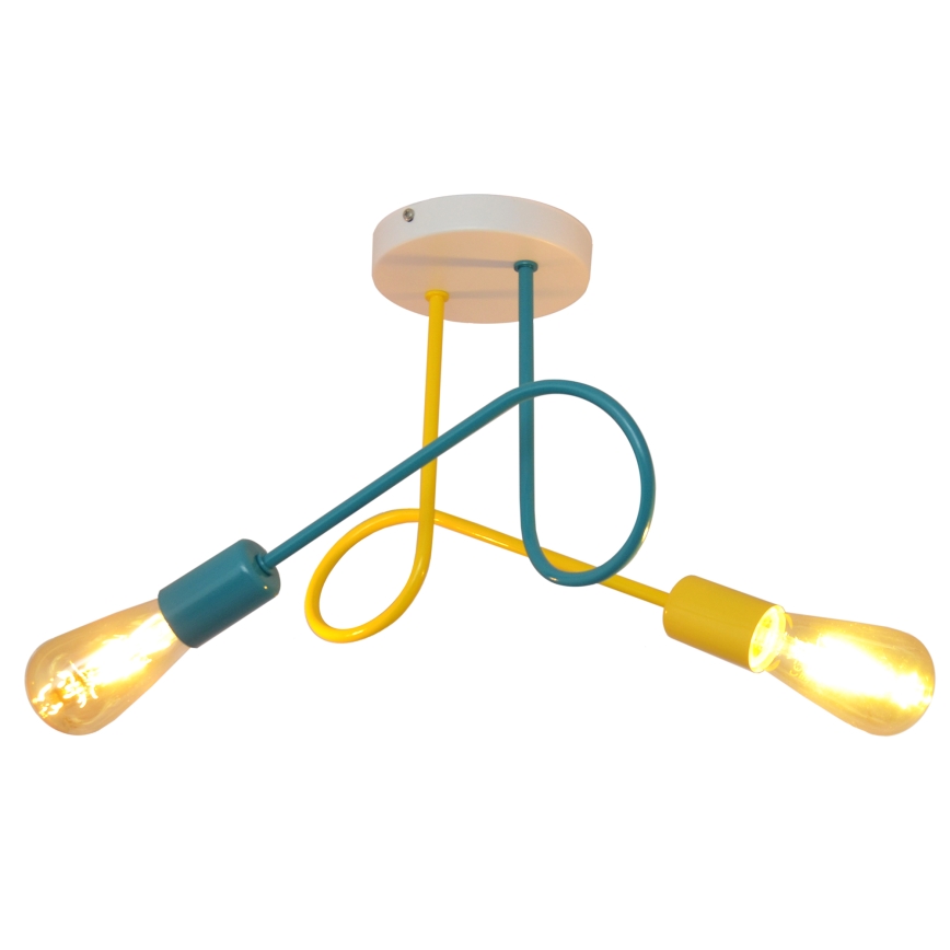 Plafoniera per bambini OXFORD 2xE27/15W/230V