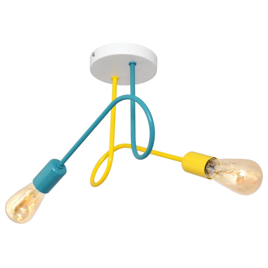 Plafoniera per bambini OXFORD 2xE27/15W/230V