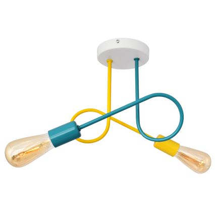 Plafoniera per bambini OXFORD 2xE27/15W/230V