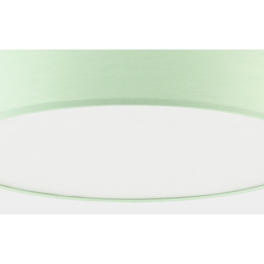 Plafoniera per bambini RONDO KIDS 4xE27/15W/230V verde