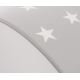 Plafoniera per bambini STARS GREY 2xE27/60W/230V grigio