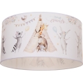 Plafoniera per cameretta KIDS ROOM 1xE27/60W/230V Ø 40 cm - motivo animali