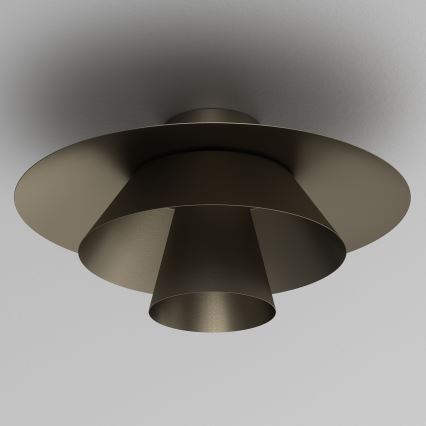 Plafoniera PLATO 1xE27/15W/230V Ø 32 cm antracite