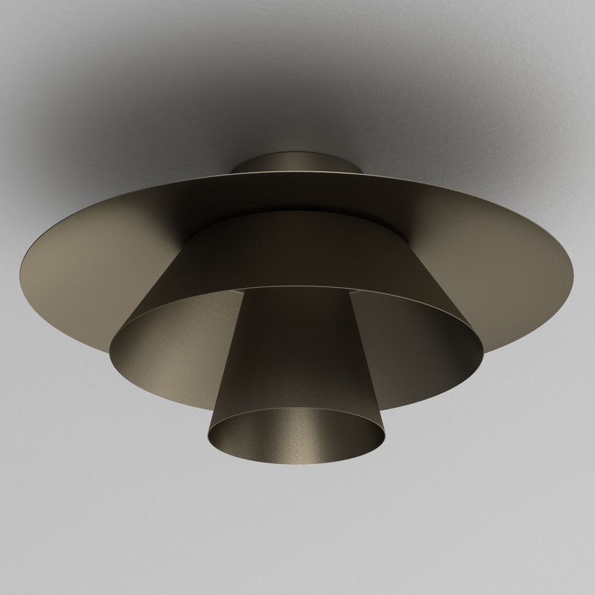 Plafoniera PLATO 1xE27/15W/230V Ø 32 cm antracite