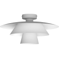 Plafoniera PLATO 1xE27/15W/230V Ø 32 cm bianca