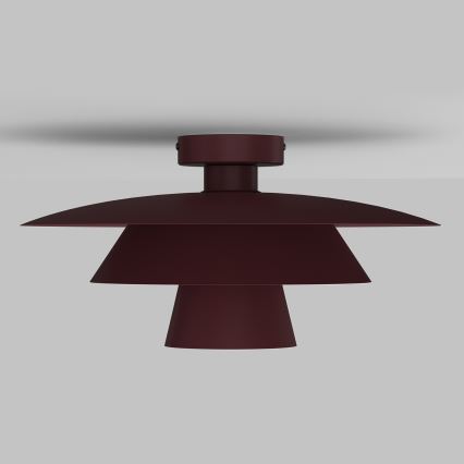 Plafoniera PLATO 1xE27/15W/230V Ø 32 cm bordeaux