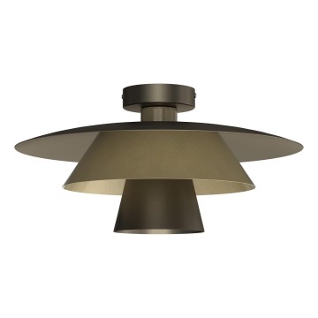 Plafoniera PLATO 1xE27/15W/230V Ø 32 cm bronzo