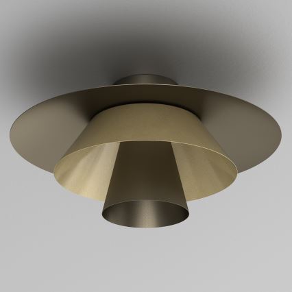 Plafoniera PLATO 1xE27/15W/230V Ø 32 cm bronzo