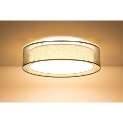 Plafoniera PURO 2xE27/40W/230V diametro 60 cm verde