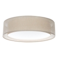 Plafoniera PURO 2xE27/40W/230V Ø 50 cm beige