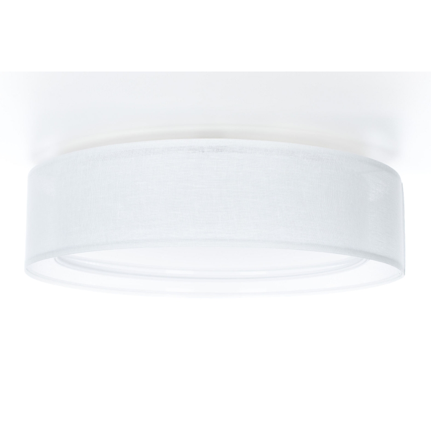 Plafoniera PURO 2xE27/40W/230V Ø 50 cm bianca