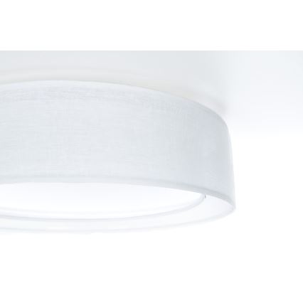 Plafoniera PURO 2xE27/40W/230V Ø 50 cm bianca