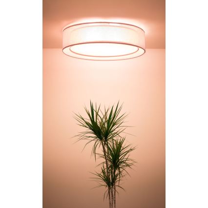 Plafoniera PURO 2xE27/40W/230V, Ø 50 cm, rosa