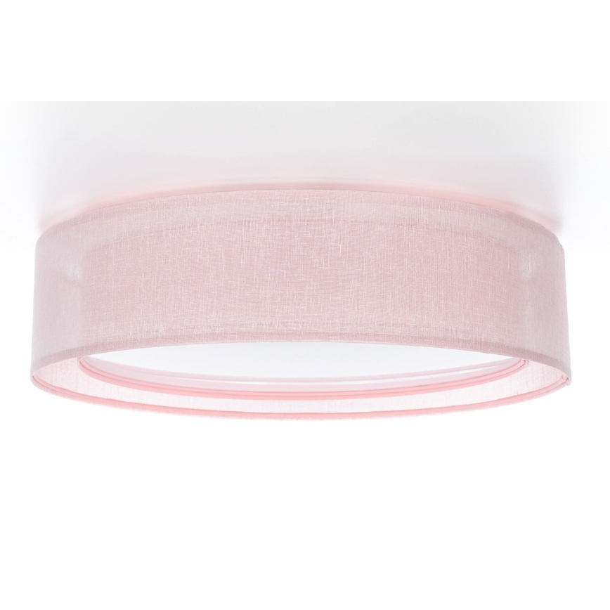 Plafoniera PURO 2xE27/40W/230V, Ø 50 cm, rosa