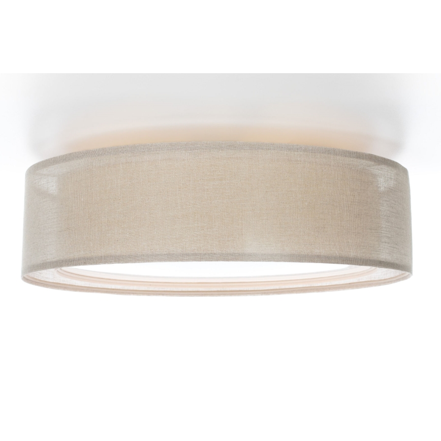Plafoniera PURO 2xE27/40W/230V Ø 60 cm beige