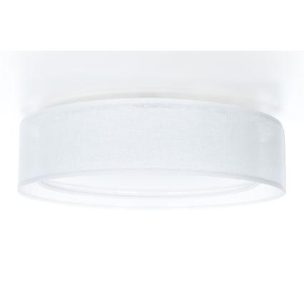 Plafoniera PURO 2xE27/40W/230V Ø 60 cm bianca