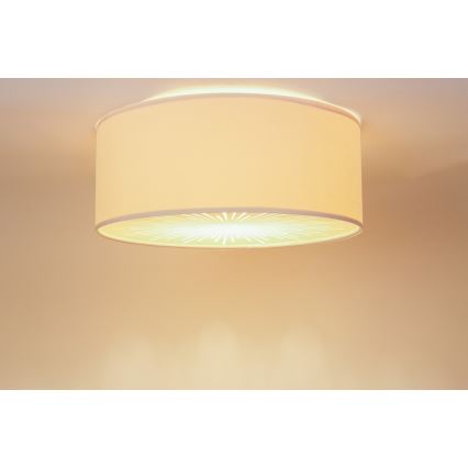 Plafoniera RAYS 2xE27/60W/230V diametro 40 cm beige