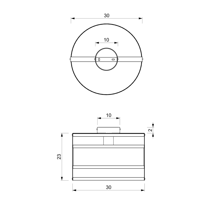 Plafoniera RIM 1xE27/60W/230V