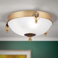 Plafoniera ROCCA 2xE27/60W/230V diametro 31 cm bronzo/bianco