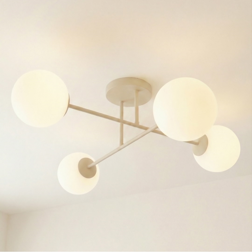 Plafoniera ROMA 4xE14/10W/230V beige