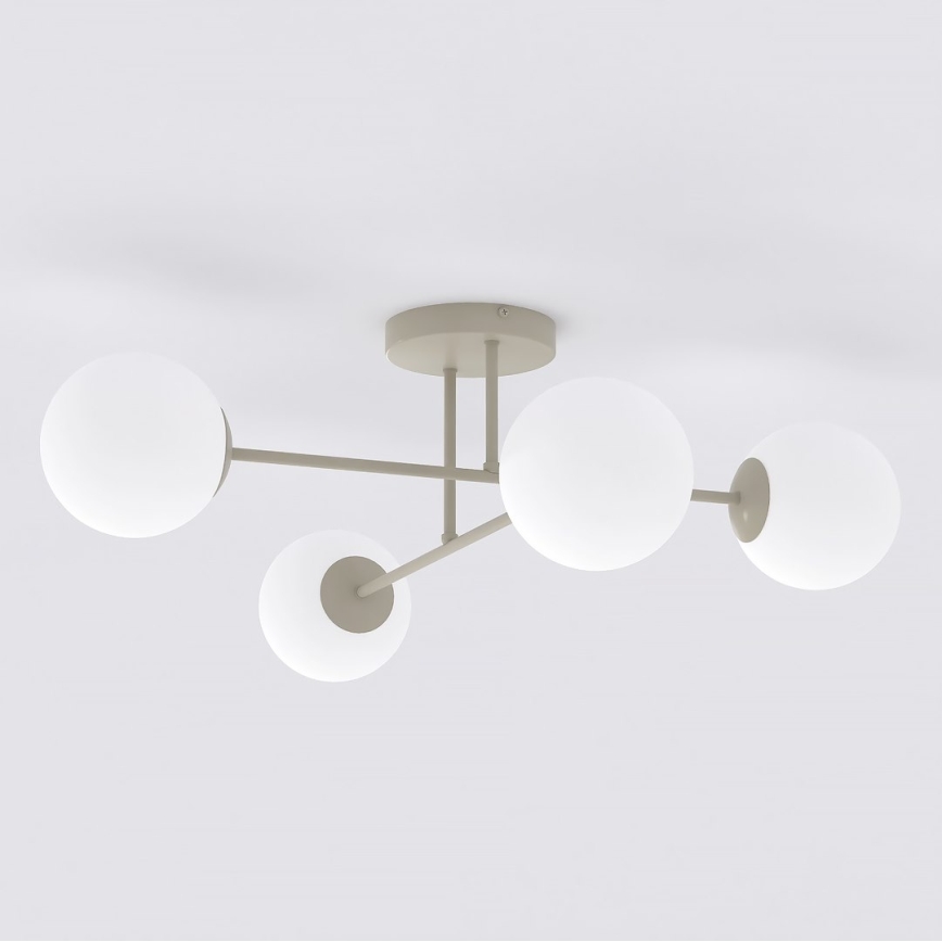 Plafoniera ROMA 4xE14/10W/230V beige