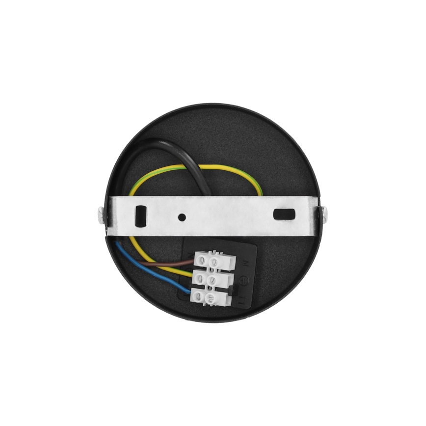 Plafoniera SARTA 1xE27/60W/230V nero/juta