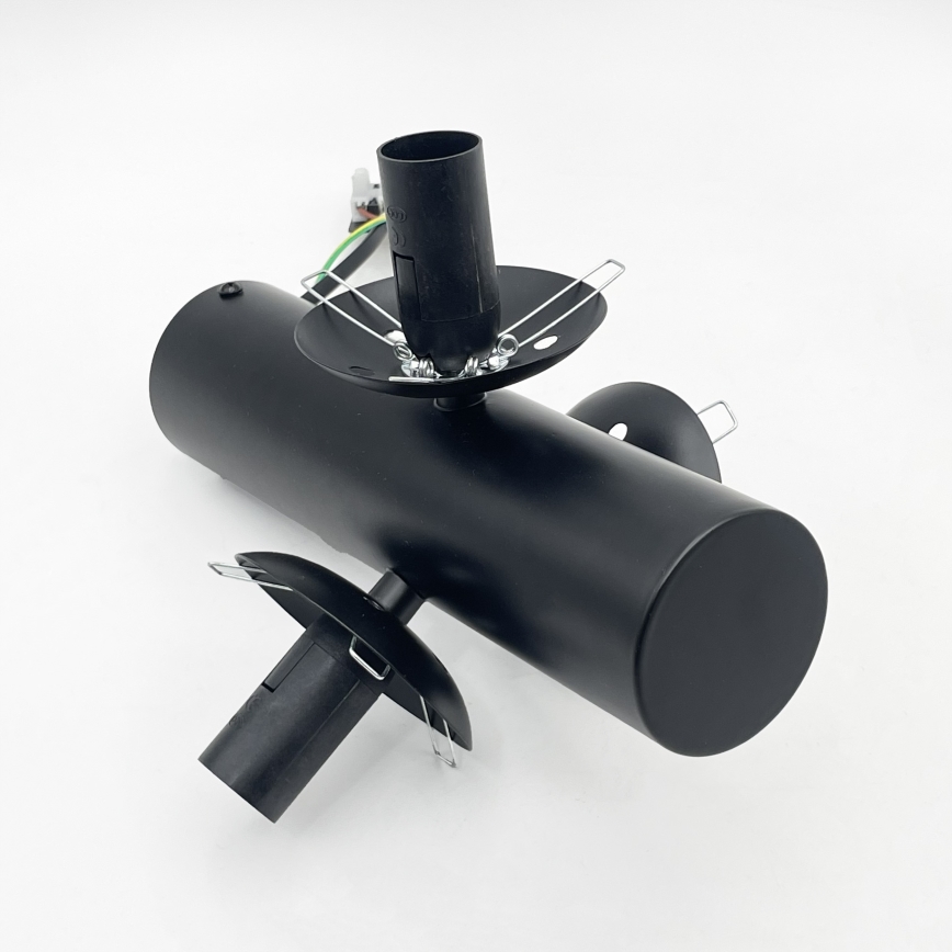 Plafoniera SFERIO 3xE14/5W/230V nero/nero fumé