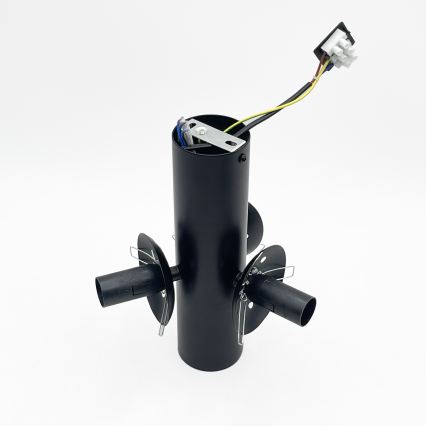 Plafoniera SFERIO 3xE14/5W/230V nero/nero fumé