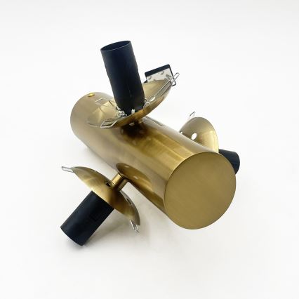 Plafoniera SFERIO 3xE14/5W/230V ottone/beige fumé