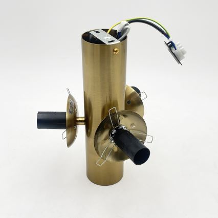 Plafoniera SFERIO 3xE14/5W/230V ottone/beige fumé