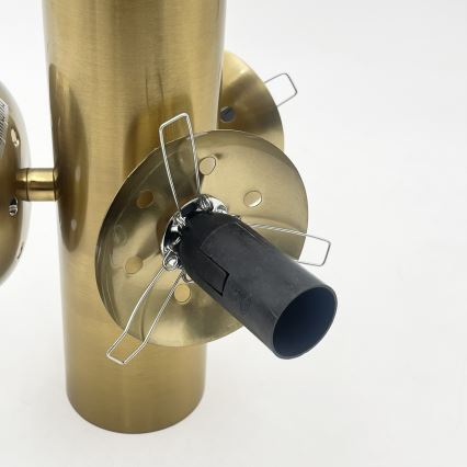 Plafoniera SFERIO 3xE14/5W/230V ottone/beige fumé
