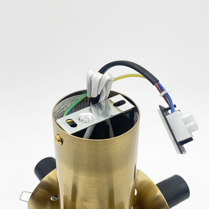 Plafoniera SFERIO 3xE14/5W/230V ottone/beige fumé