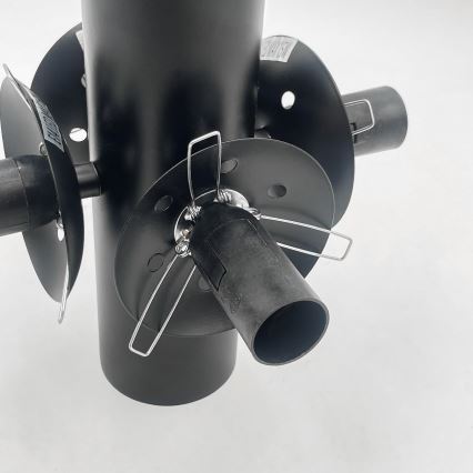 Plafoniera SFERIO 4xE14/5W/230V nero/nero fumé