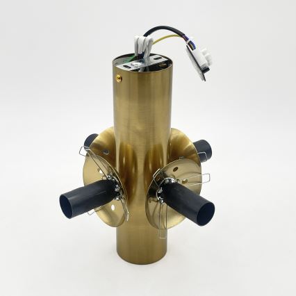 Plafoniera SFERIO 4xE14/5W/230V ottone/beige fumé