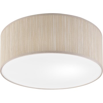 Plafoniera SIRJA 1xE27/15W/230V Ø 35 cm beige