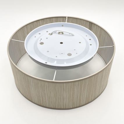 Plafoniera SIRJA 1xE27/15W/230V Ø 35 cm beige