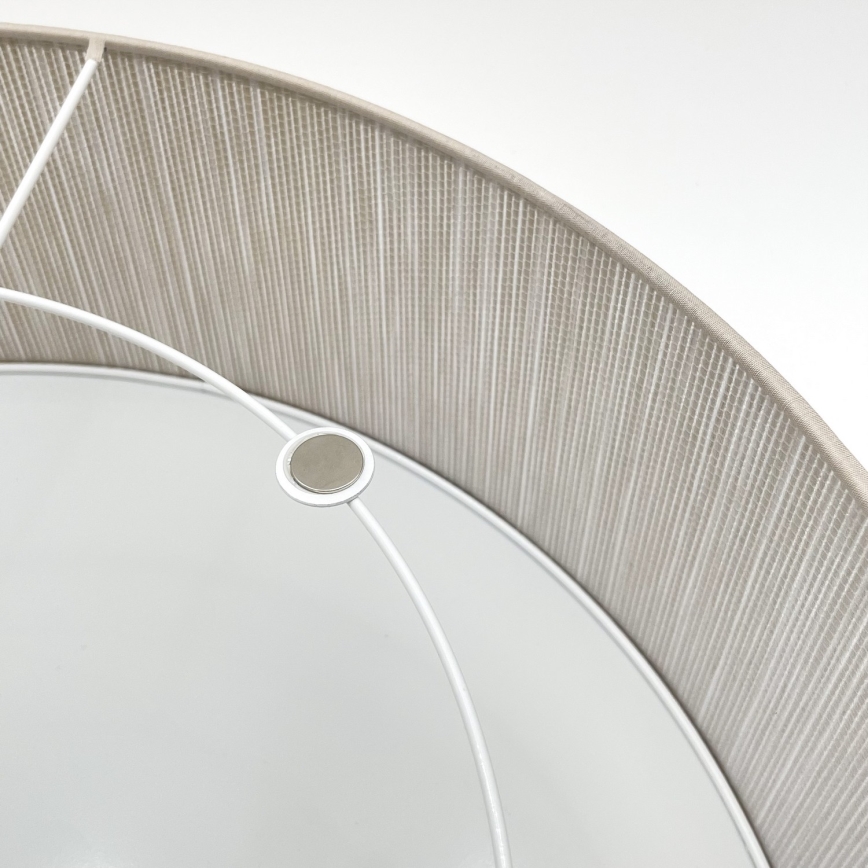 Plafoniera SIRJA 1xE27/15W/230V Ø 35 cm beige