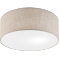 Plafoniera SIRJA 1xE27/15W/230V Ø 35 cm beige