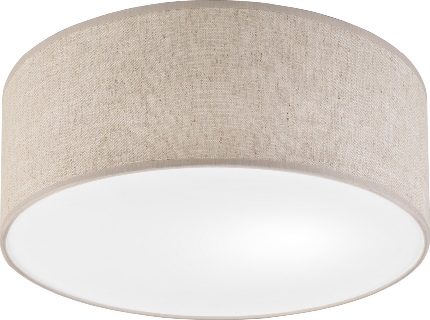 Plafoniera SIRJA 1xE27/15W/230V Ø 35 cm beige