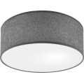 Plafoniera SIRJA 1xE27/15W/230V Ø 35 cm grigio