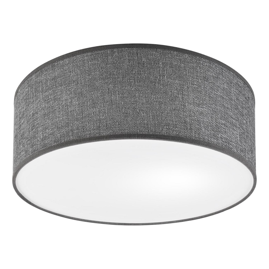 Plafoniera SIRJA 1xE27/15W/230V Ø 35 cm grigio