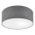 Plafoniera SIRJA 1xE27/15W/230V Ø 35 cm grigio