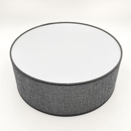 Plafoniera SIRJA 1xE27/15W/230V Ø 35 cm grigio