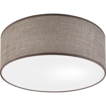 Plafoniera SIRJA 1xE27/15W/230V Ø 35 cm marrone