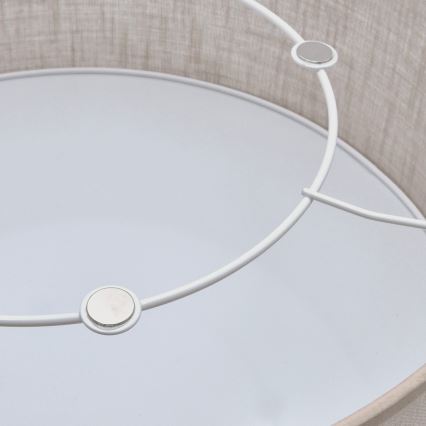 Plafoniera SIRJA 1xE27/60W/230V diametro 35 cm beige
