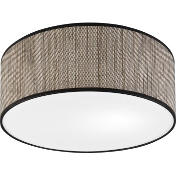 Plafoniera SIRJA 2xE27/15W/230V, diametro 35 cm, marrone