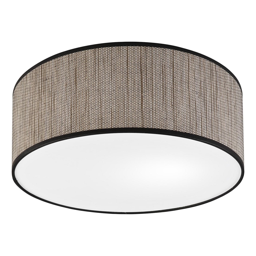 Plafoniera SIRJA 2xE27/15W/230V, diametro 35 cm, marrone