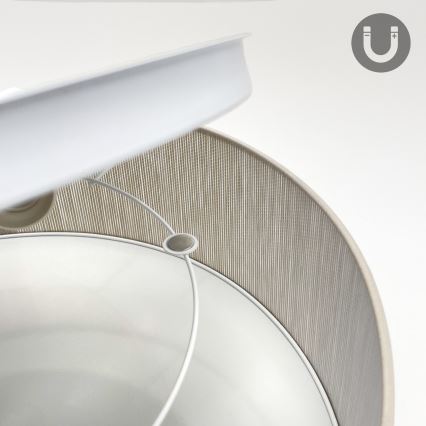 Plafoniera SIRJA 2xE27/15W/230V Ø 45 cm beige